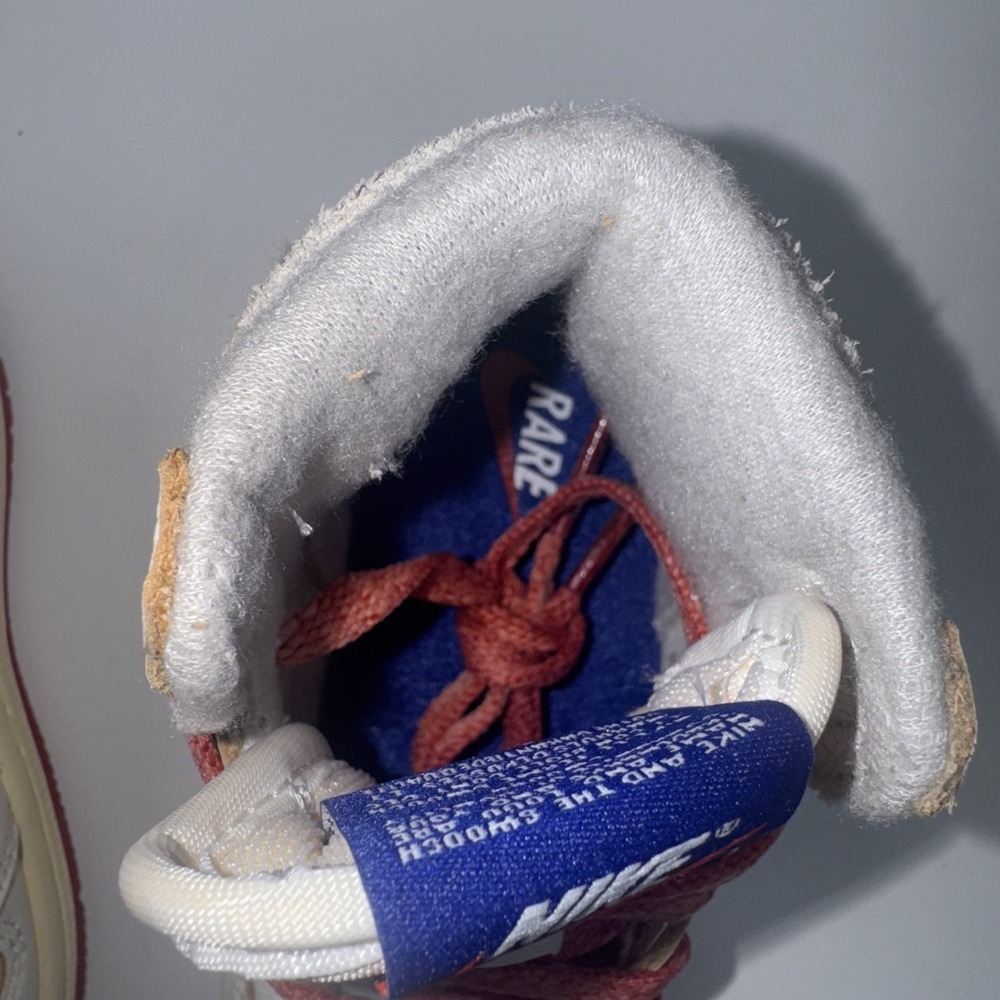 Jordan 1 Retro High OG Toddler Shoes Pale Ivory/Cinnabar New With Box Size 6c‎ - Picture 8 of 10